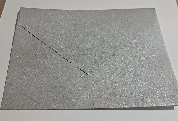 ENVELOPE CONVITE 16,5X22,5 RELUX ALUMINIUM TELADO 180G C/ 10 UN