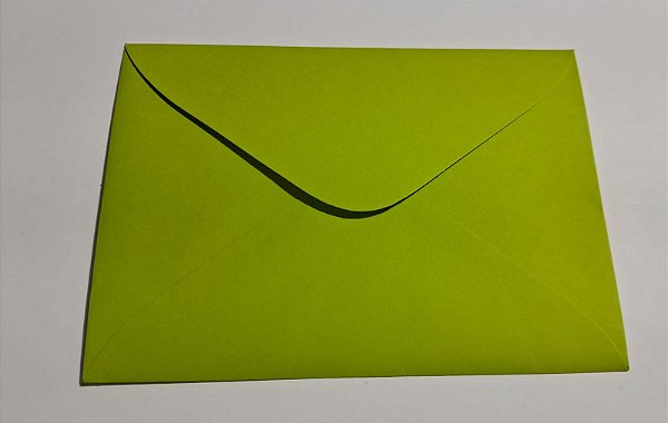 ENVELOPE CARTA POPSET LIME 120G C/ 10 UN