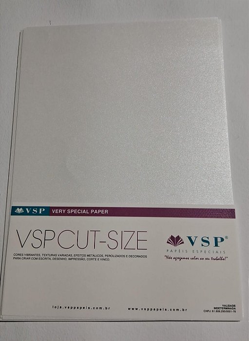 PAPEL A4 210X297 SIRIO ICE WHITE 125G C/ 25 FLS