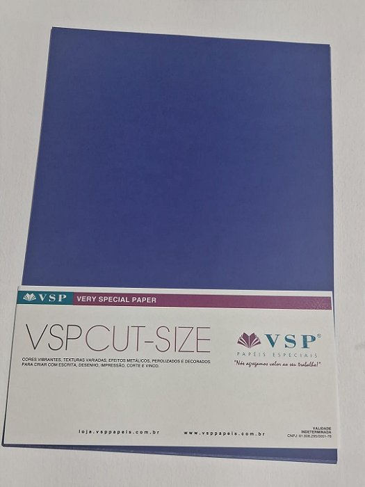 PAPEL A4 210X297 VEGETAL BLUE 100G C/ 25FLS