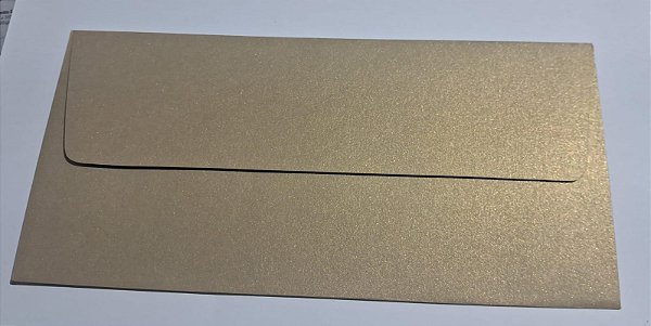 ENVELOPE OFICIO LAPELA RETA GOLD LEAF 120G C/ 10 UN