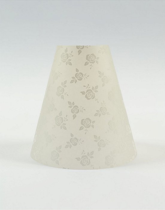 Cúpula de abajur em - Paper Lamp transparente decor Rosas
