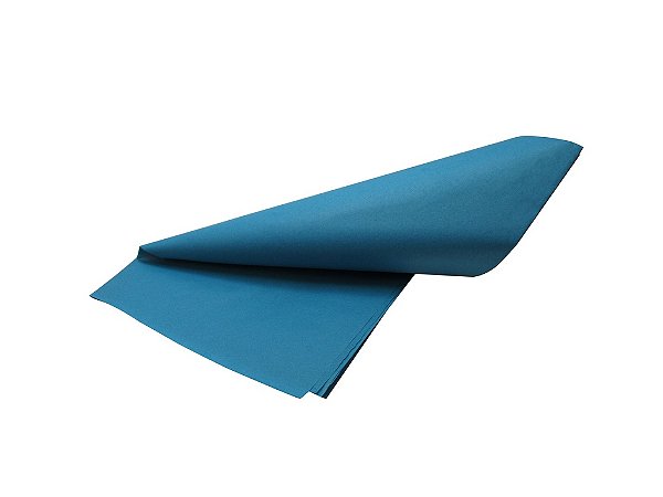 Papel de SEDA Azul formato 50x70cm para presente com 3 unidades