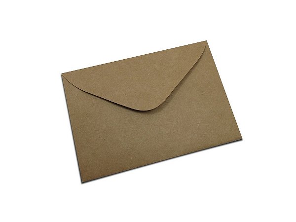 Envelopes carta Papel Kraft com 10 unidades