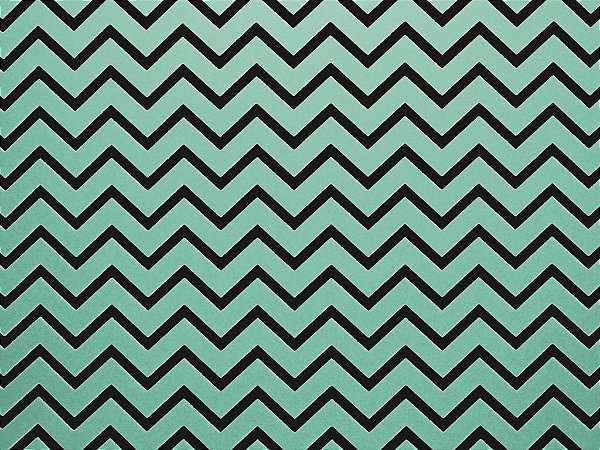 Papel Decor Chevron Aruba - Preto 30,5x30,5cm com 5 unidades