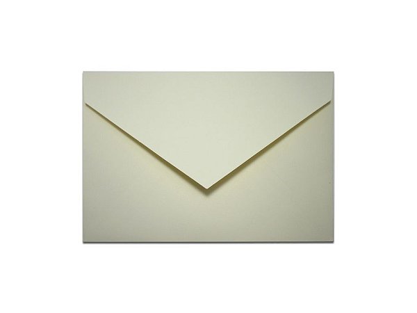 Envelopes convite Color Plus Marfim com 10 unidades