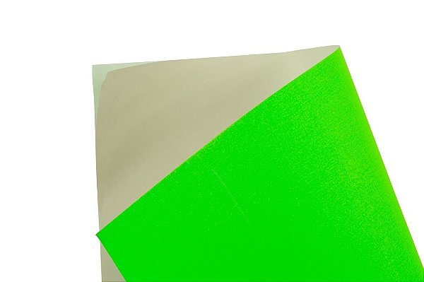 Papel Adesivo Fluor Green 30,5x30,5cm com 5 unidades