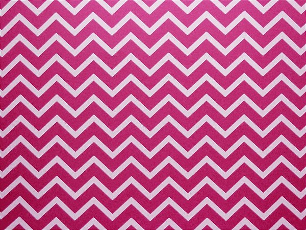 Papel Decor Chevron Pink - Branco 30,5x30,5cm com 5 unidades