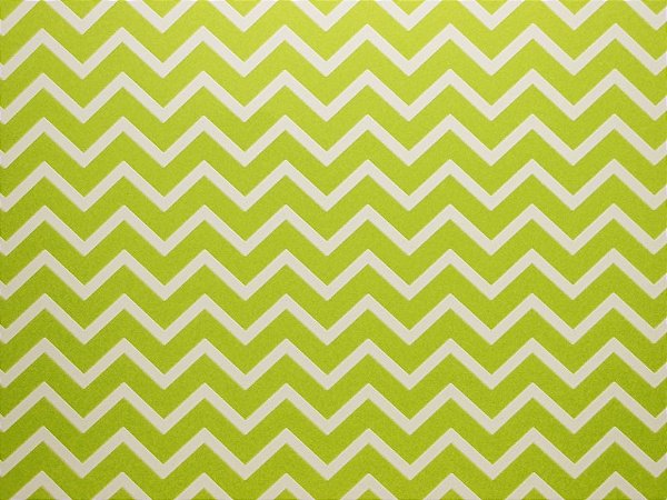 Papel Decor Chevron Green - Branco 30,5x30,5cm com 5 unidades