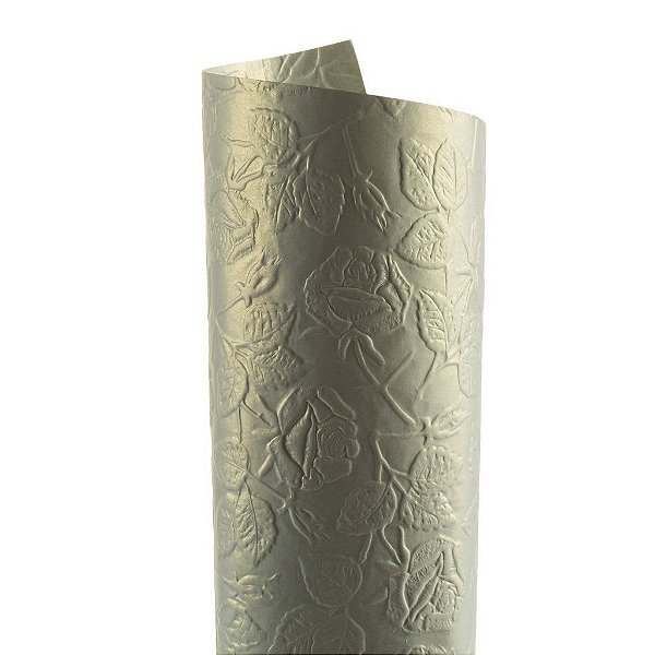 Papel Tx Max Rosas Ice Gold 30,5x30,5cm com 2 unidades