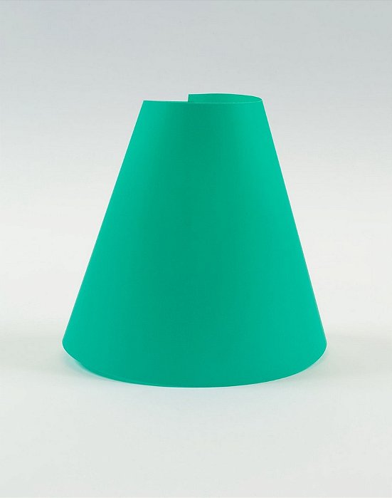 Cúpula de abajur em papel - Paper Lamp cor Turquesa