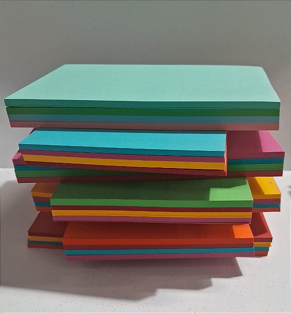 Bloquinhos Coloridos para Rascunho formato 10,5x15cm