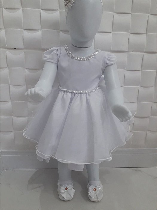 vestido de batizado para bebe 4 meses
