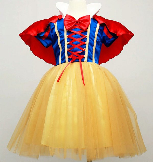 vestido branca de neve 5 anos