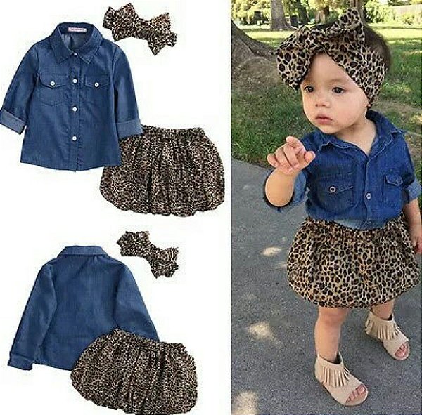 Camisa jeans bebe menina Clearance