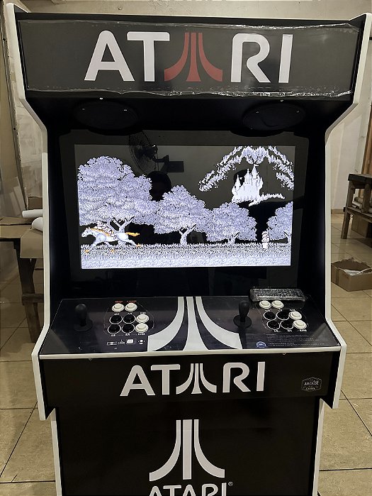 Arcade Fliperama Multijogos 32 Polegadas Slim - Tema Atari