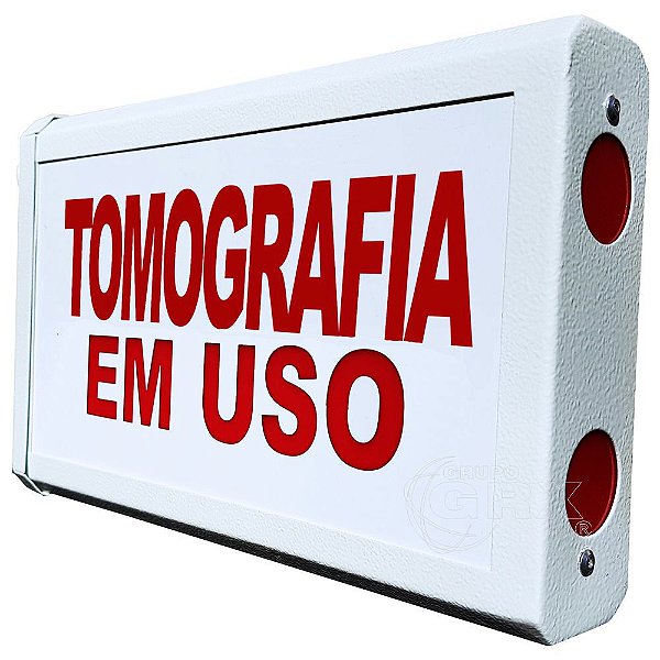 Sinaleiro com Luz Vermelha para Salas de Tomografia Bivolt