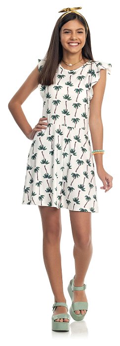 vestido branco juvenil