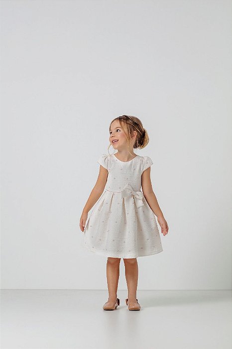 vestido de festa off white