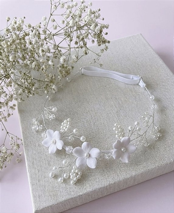 Tiara Luxo para Batizado