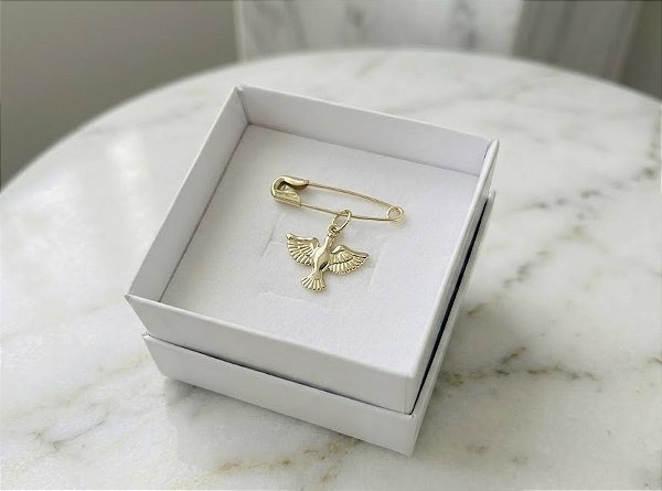 Broche com alfinete de Batismo - Espírito Santo