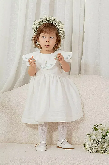 Vestido de Batismo Nossa Senhora de Fátima