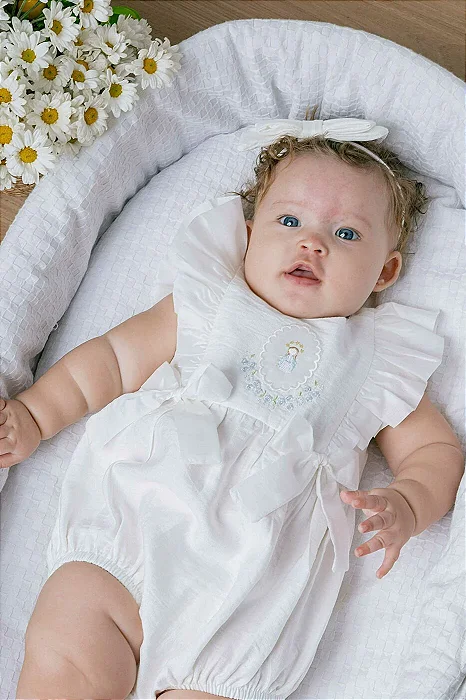 Romper Bebê Nossa Senhora de Fátima