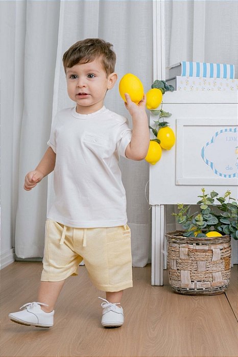 Conjunto Infantil Francisco Algodão e Sarja