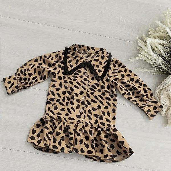 Vestido Onça 12 meses