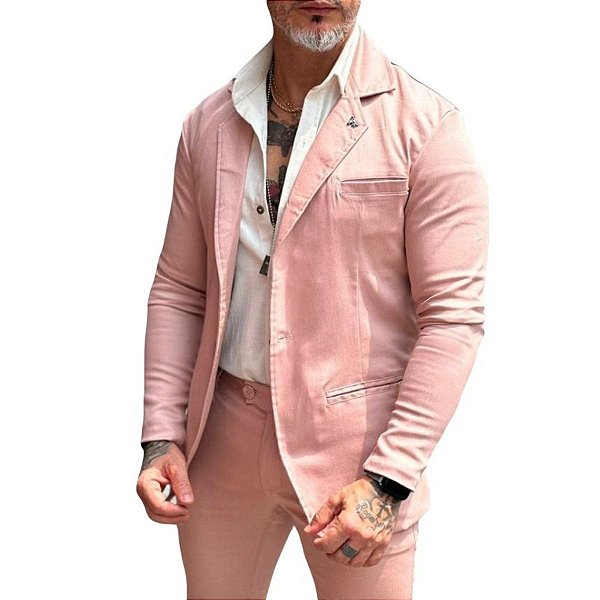 Blazer Slim Fit Extreme Power Rose Per Pochi