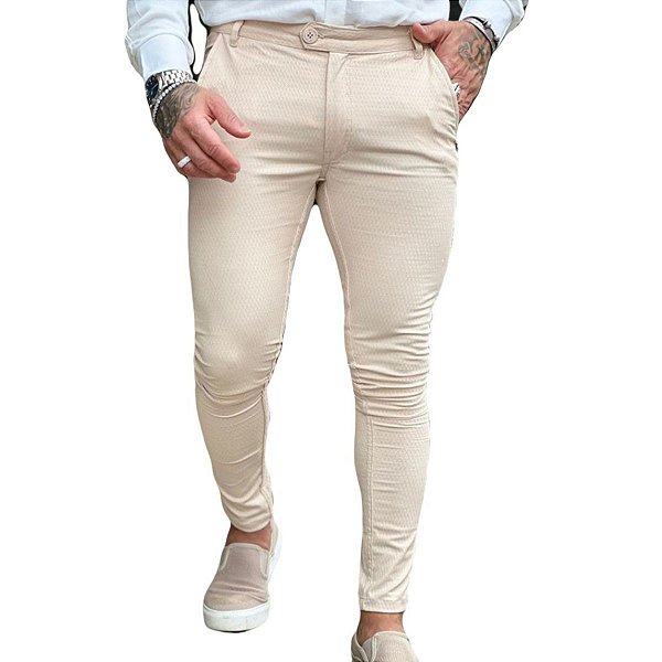 Calca Alfaiataria Maquinetada Off White