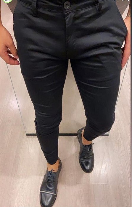 Calca Alfaiataria Skinny Preta