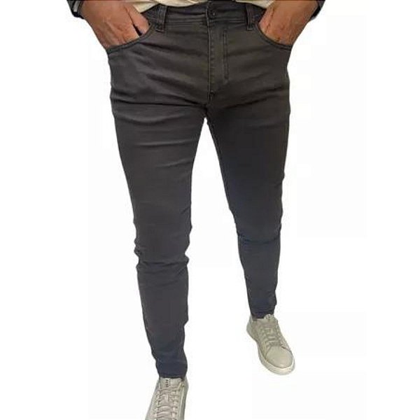 Calça Resinada Zip Off Marrom