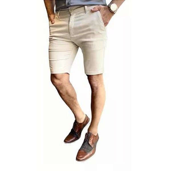 Bermuda Alfaiataria Areia