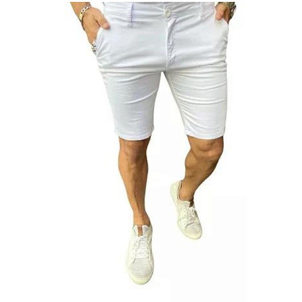 Bermuda Alfaiataria Branca