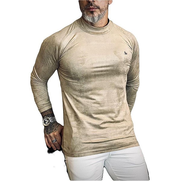 Camiseta Cacharrel Suede Manga Longa Per Pochi