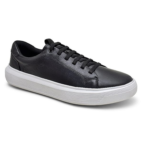 Sapatenis Chicago Preto Couro Premium