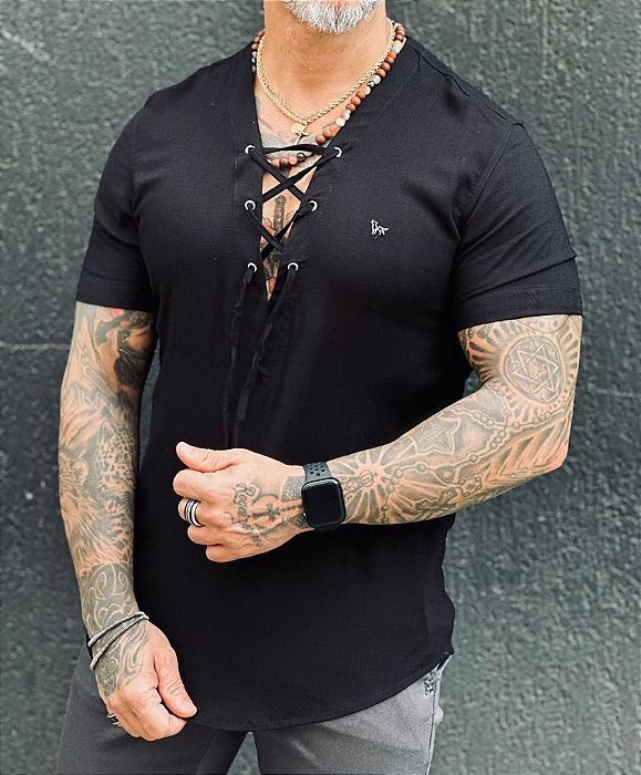 Camisa Bata Viscolinho Perpochi