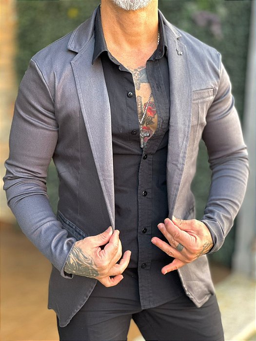 Blazer Slim Fit Extreme Power Chumbo