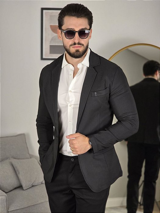 Blazer Masculino Casual Slim Fit  Oxford Lançamento