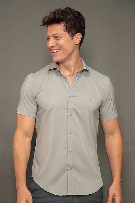 Camisa repelente a agua mc gol trad Cinza