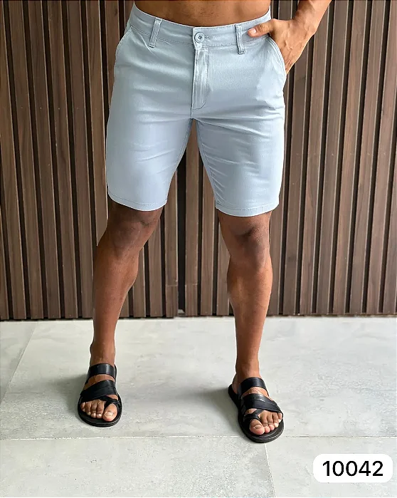 Bermuda Alfaiataria Azul Bebe