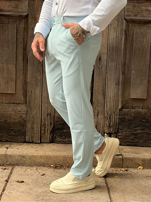 Calca Poliamida Perpochi Azul Bebe