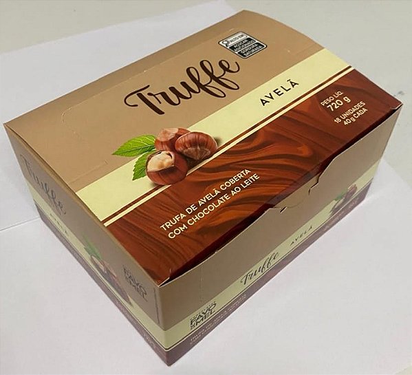 Trufa de Avelã  40g - Display com 18 unidades