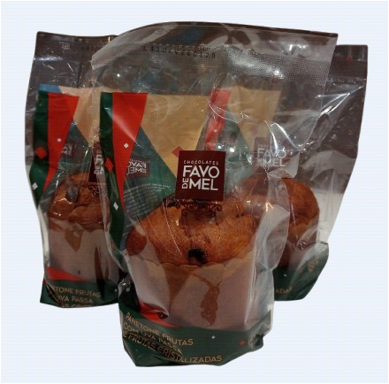 Panetone Frutas 100g - Caixa com 20 unidades