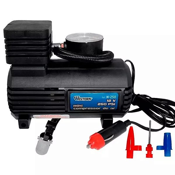 Mini Compressor de Ar 12V W-250 Western