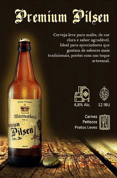 Württemberg Premiun Pilsen 600ml