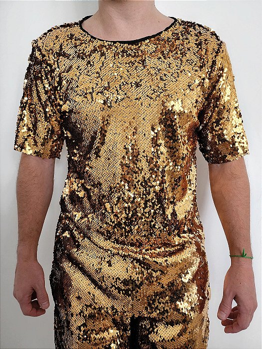 Camiseta Shine Dourado