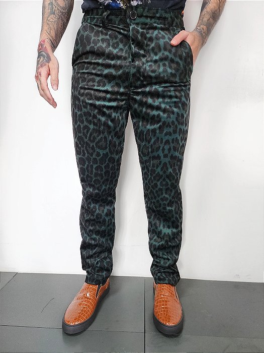 Calça Onça Verde