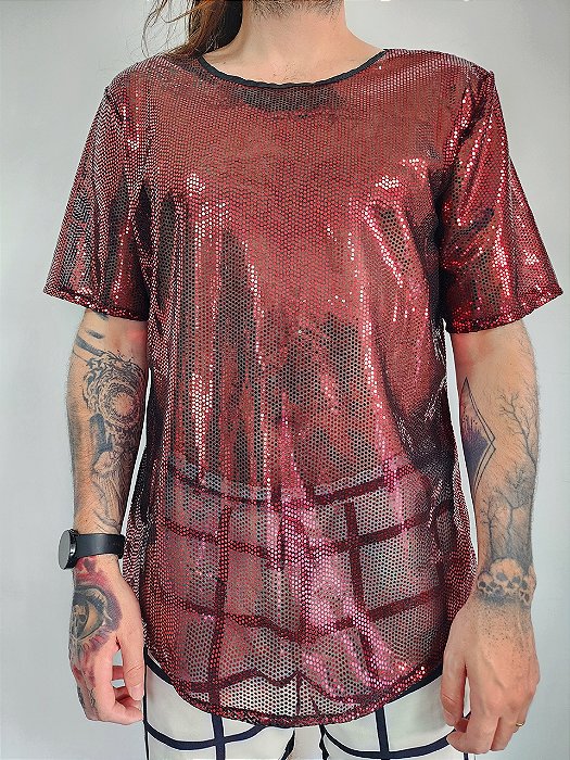 Camiseta Disco Vermelho